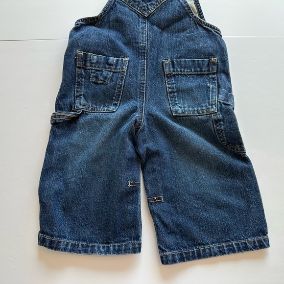 3/27$ Baby Blue Denim Overalls size 12 months - Picture 9 of 11
